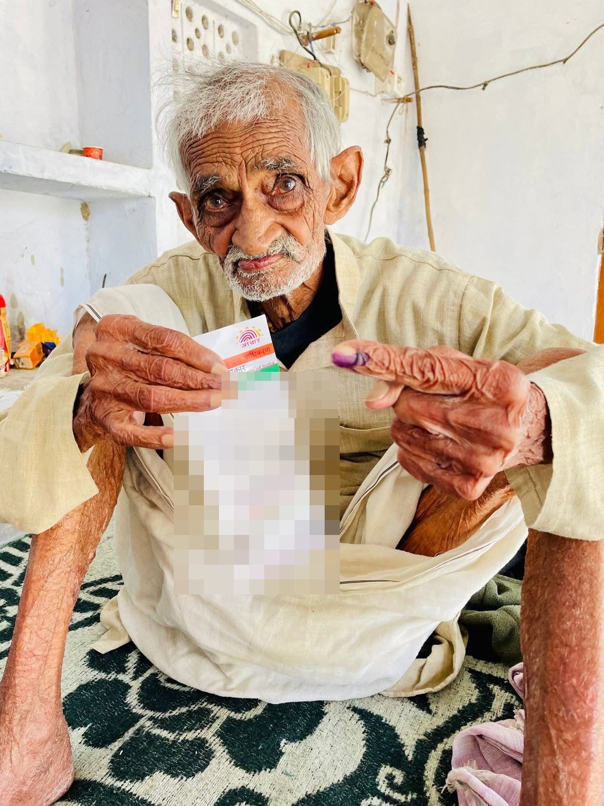 A proud voter — voter awareness drive